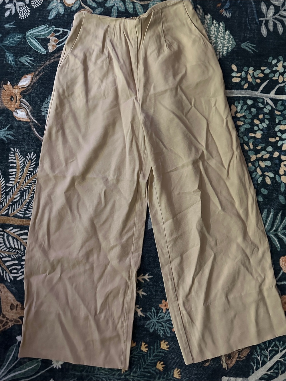 Primark Wide-Leg Women's Pants - Beige